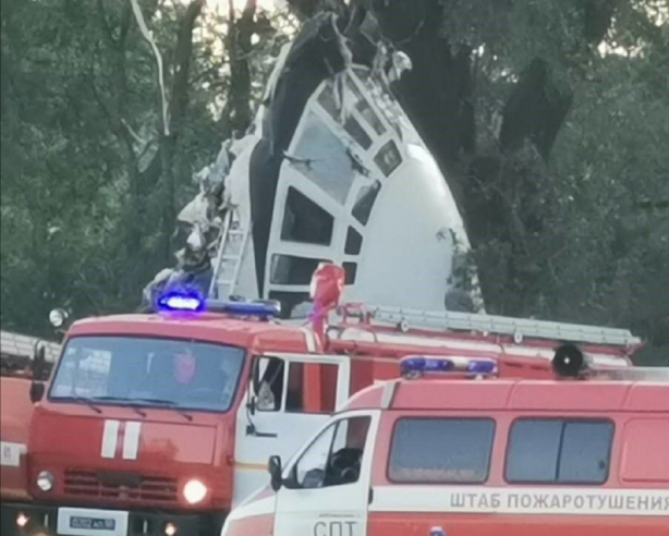 Foto - Rusya'da askeri kargo uçağı düştü! Ölüler var