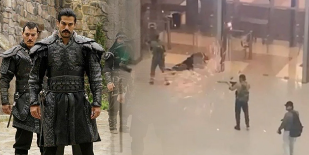 Rusya'daki konser saldırısında herkesi şaşırtan Kuruluş Osman detayı! Gören inanamadı