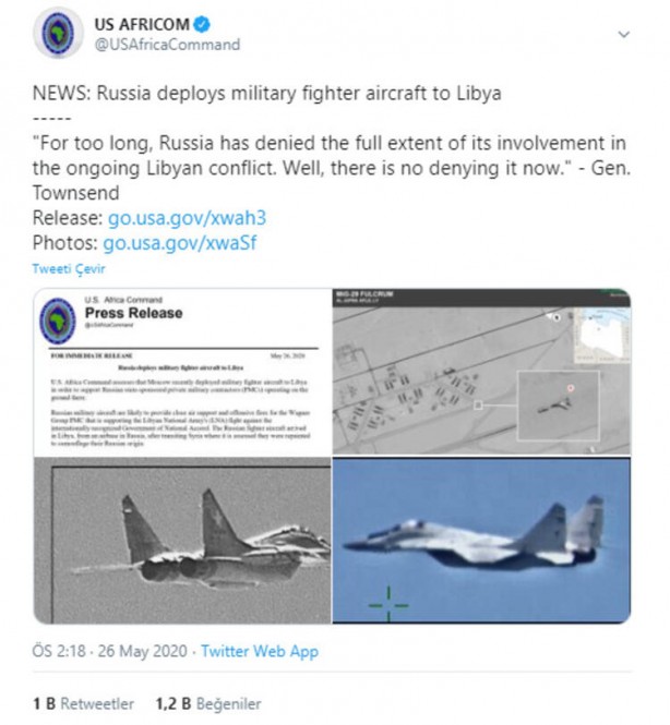 Foto - Rusya'dan Libya'ya gönderilen savaş uçaklarının görüntüleri ortaya çıktı
