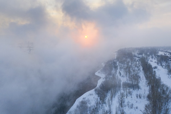 Foto - Rusya’nın o bölgesi buz tuttu