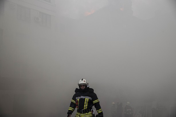 Foto - Rusya'nın vurduğu şehir yanıyor