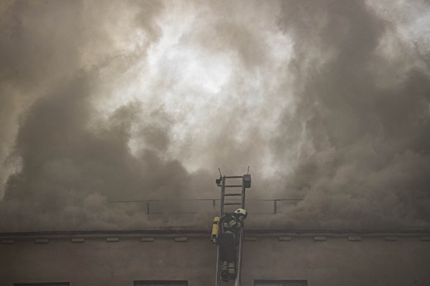 Foto - Rusya'nın vurduğu şehir yanıyor