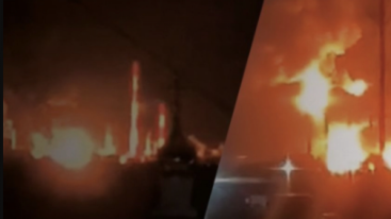 Foto - S-400'ler yakalayamadı! Benzin fışkıran petrol tesisi İHA'larla vuruldu