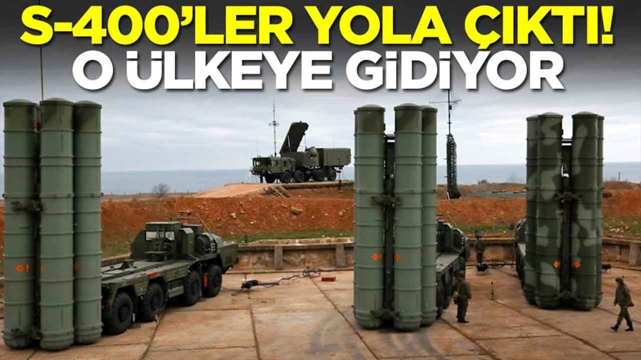 S-400'ler yola çıktı: O ülkeye gidiyor
