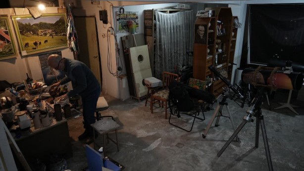 Foto - Saatlerce bekledi, Gezeravcı’nın dolunay önünden geçişini fotoğrafladı