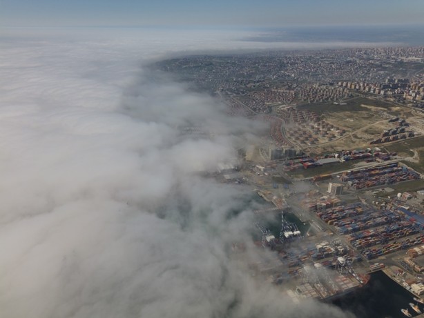 Foto - Sabah saatlerinde etkili oldu! Havadan görüntülendi