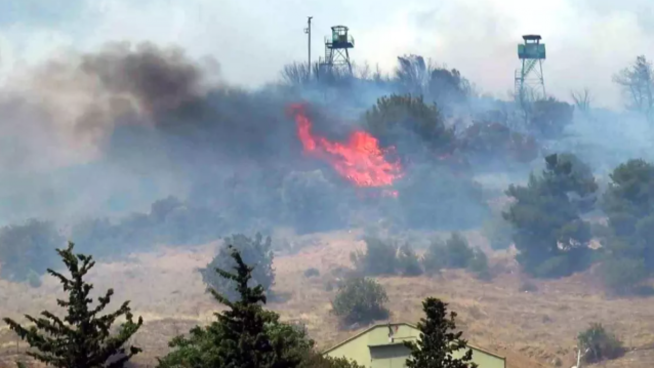 Foto - Sabotaj kokusu! Sakarya’da ağaçlık alanda çıkan yangın askeriyenin mühimmat alanına sıçradı
