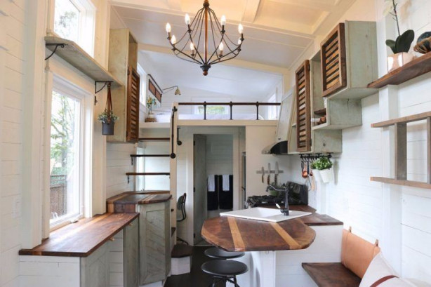 Sadece 22 metrekare, ama çok şık bir ev! 