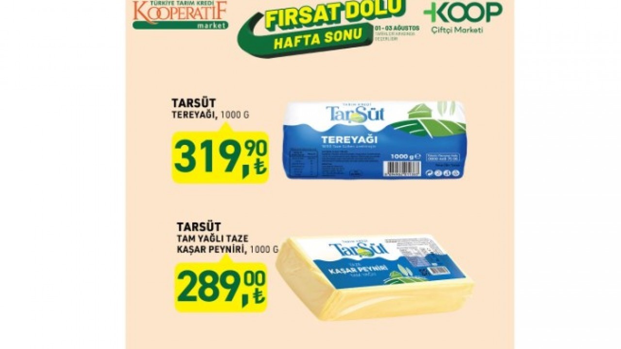 Foto - Sadece 3 güç geçerli olacak fırsatlar! Tarım Kredi'de 1-3 Ağustos 2025 indirimleri açıklandı