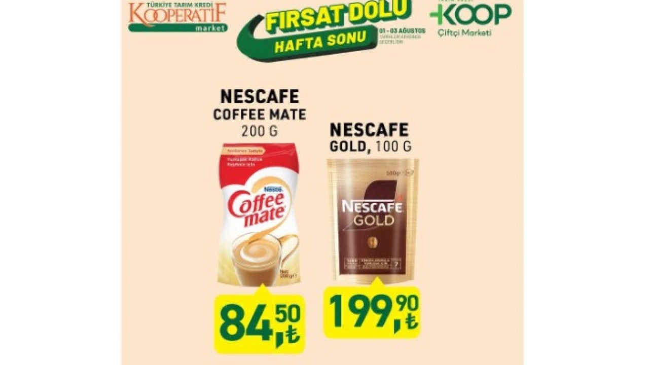 Foto - Sadece 3 güç geçerli olacak fırsatlar! Tarım Kredi'de 1-3 Ağustos 2025 indirimleri açıklandı