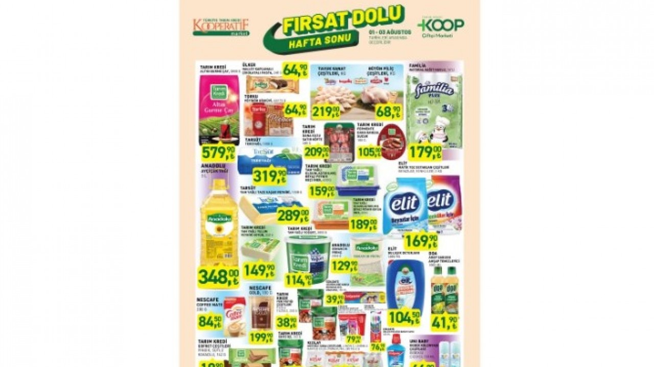 Foto - Sadece 3 güç geçerli olacak fırsatlar! Tarım Kredi'de 1-3 Ağustos 2025 indirimleri açıklandı