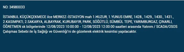 Foto - Sadece saatler kaldı! İstanbul karanlığa gömülecek... Bu ilçelerde yaşayanlar aman dikkat