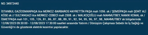 Foto - Sadece saatler kaldı! İstanbul karanlığa gömülecek... Bu ilçelerde yaşayanlar aman dikkat