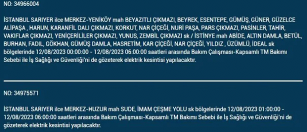 Foto - Sadece saatler kaldı! İstanbul karanlığa gömülecek... Bu ilçelerde yaşayanlar aman dikkat