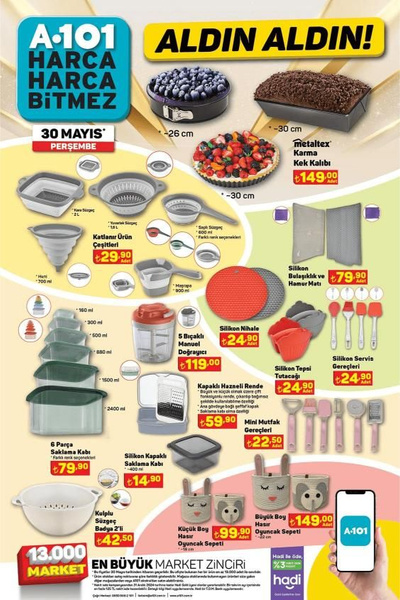 Foto - Sadece tek günlüğüne geçerli! A101’in indirim bülteni yayında