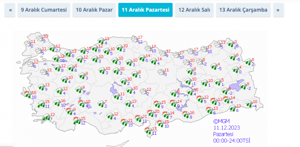 Foto - Sağanak ve fırtına çok sert vuracak! 36 ile sarı ve turuncu kodlu uyarı
