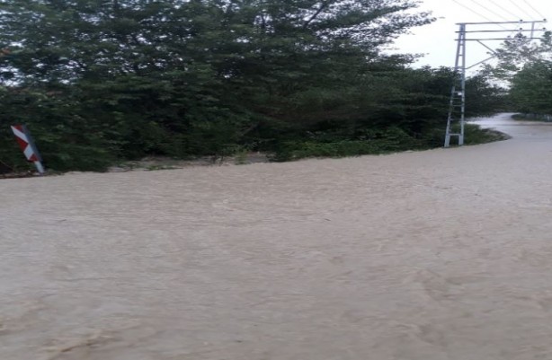 Foto - Sağanak yağış sonrası bir köy sular altında kaldı!