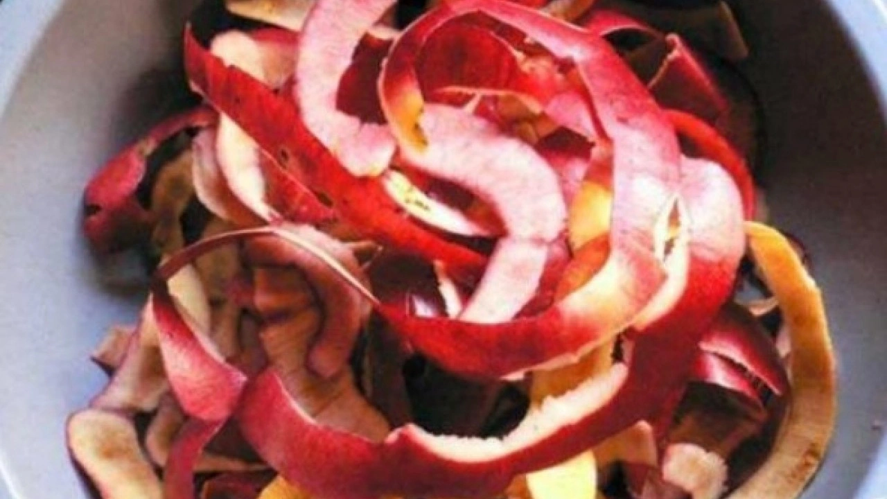 Foto - Sağlığa öyle bir yararı var ki..! Elmanın kabuğunu çöpe atanlar dikkat