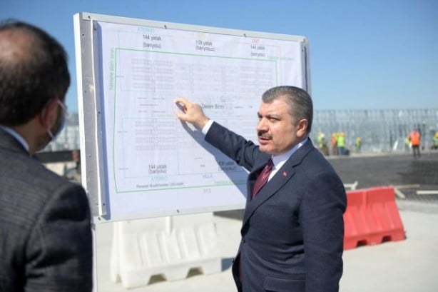 Sağlık Bakanı Fahrettin Koca duyurdu! Atatürk Havalimanı'na inşa edilen hastanede bomba özellik