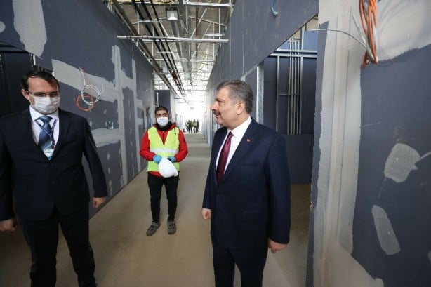 Foto - Sağlık Bakanı Fahrettin Koca duyurdu! Atatürk Havalimanı'na inşa edilen hastanede bomba özellik