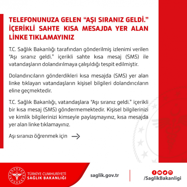 Foto - Sağlık Bakanlığı'ndan "koronavirüs aşısı" uyarısı: Bunu sakın yapmayın