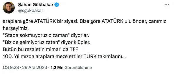 Foto - Şahan Gökbakar, Süper Kupa krizinde Araplara tepki gösterince böyle madara oldu! Ne oldu, rengin soldu değil mi koçum 