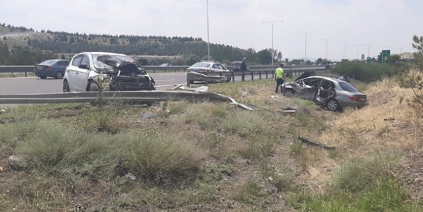Sahibinden kaçan kurbanlık keçi zincirleme kazaya sebep oldu!