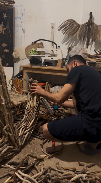 Foto - Sahilden topluyor sanat eserine çeviriyor