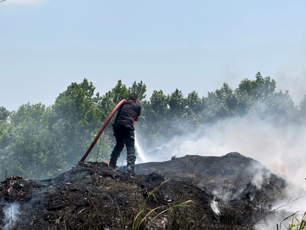 Foto - Sakarya’da çöplük yangını