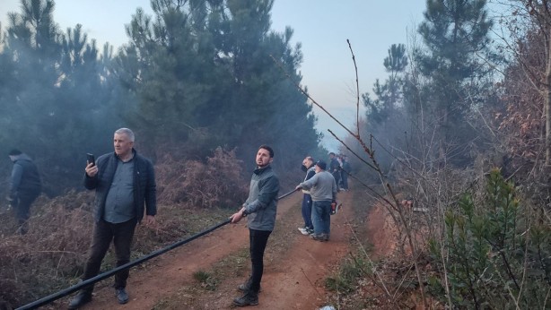 Foto - Sakarya’da korkutan orman yangını!