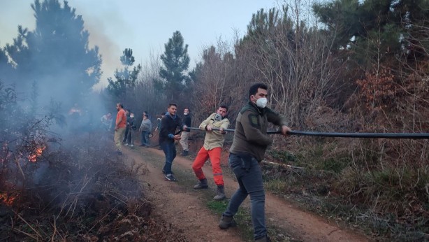 Foto - Sakarya’da korkutan orman yangını!