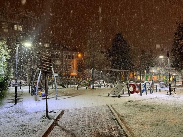 Foto - Sakarya'da yağan kar, kartpostallık manzaralar oluşturdu