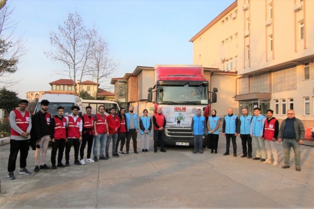 Sakarya'dan İdlib'e yardım