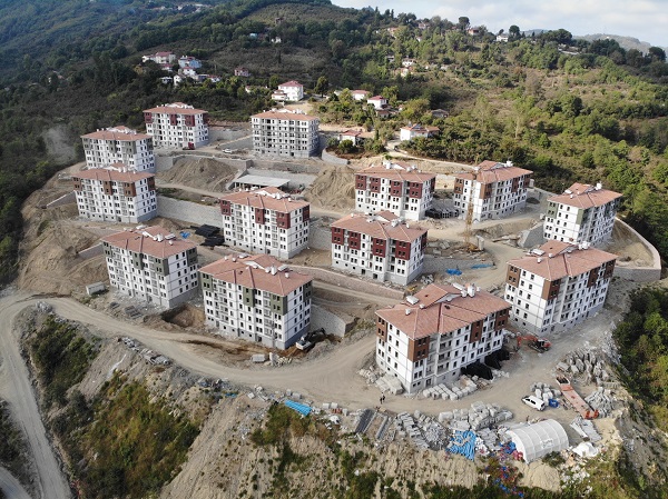 Foto - 'Sakin Şehir'de toplu konut yükseliyor