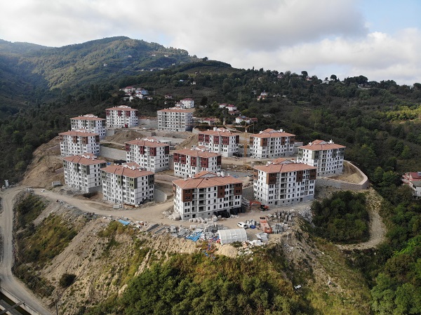 Foto - 'Sakin Şehir'de toplu konut yükseliyor