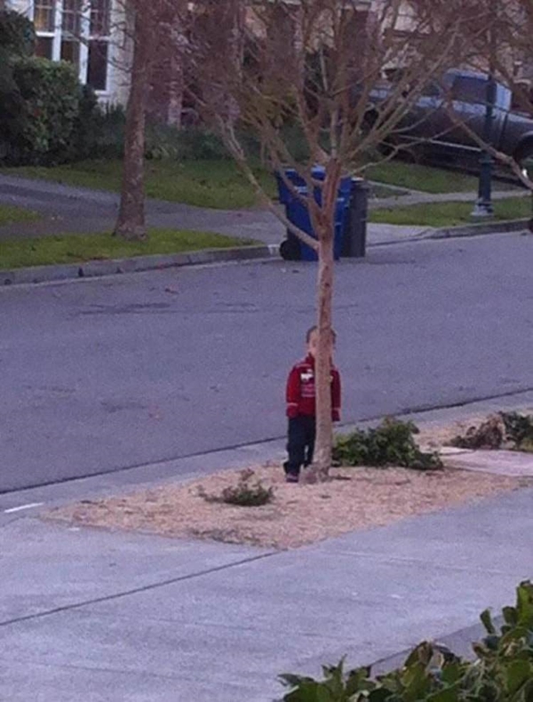Foto - Saklambaç oynarken saklandığını sanan çocuklar güldürüyor!