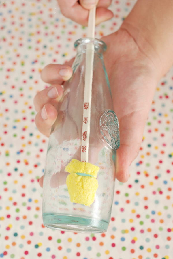 Foto - Saksının dibine sünger koyarsanız...