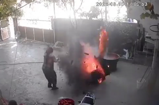 Foto - Salça kazanı bomba gibi patladı