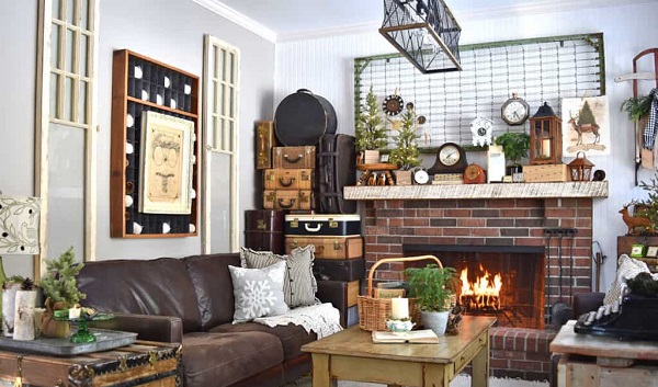 Foto - Salonunuzu daha sıcak gösteren kış dekorasyon fikirleri