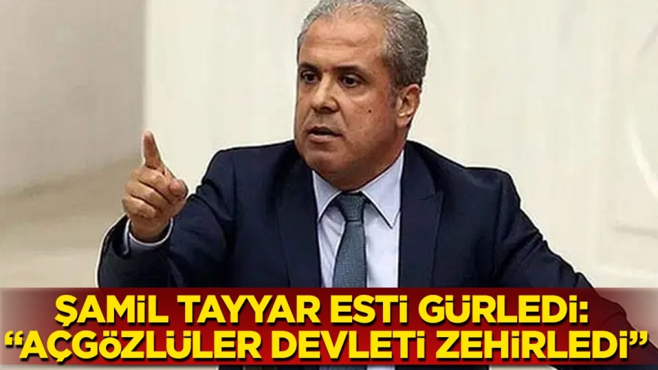 Şamil Tayyar esti gürledi: "Açgözlüler devleti zehirledi"