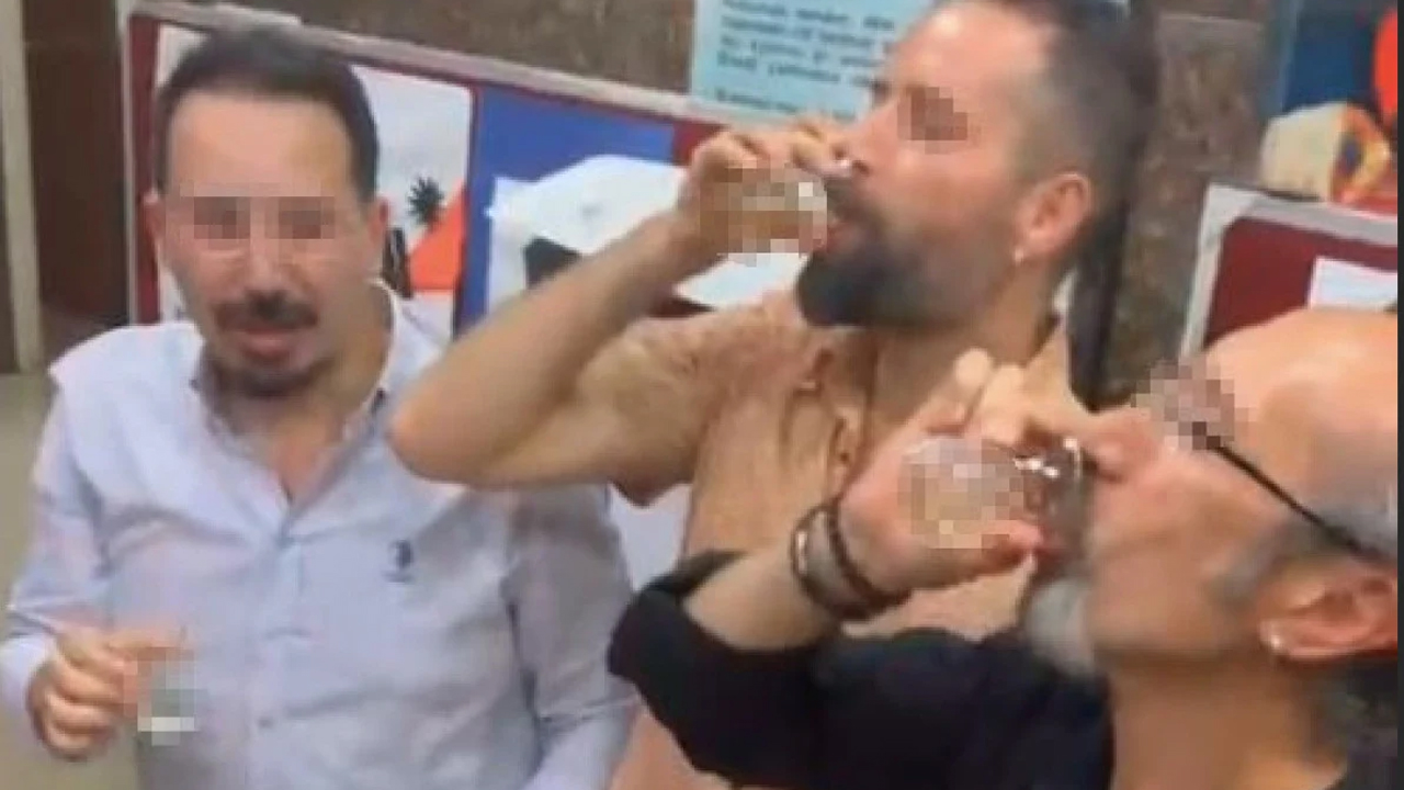 Şampanya rezaletinde yeni perde! Okul değil sanki gece kulübü