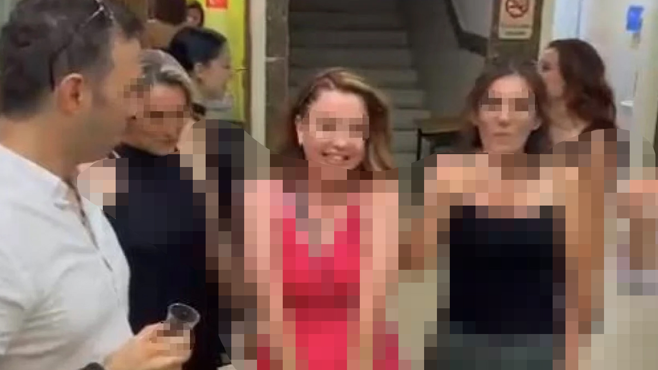 Foto - Şampanya rezaletinde yeni perde! Okul değil sanki gece kulübü