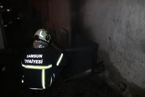 Foto - Samsun'da can pazarı! Mahalleli sokağa indi