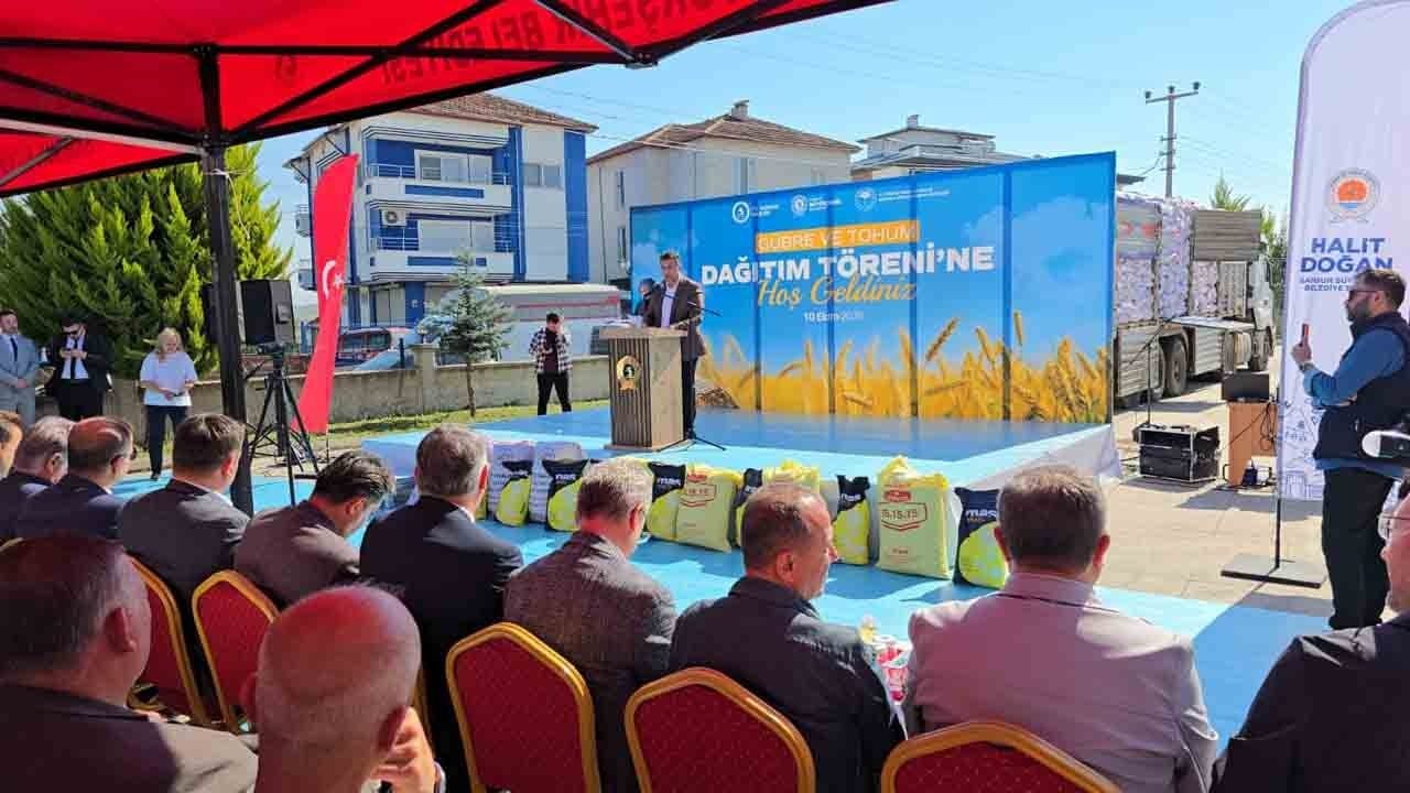 Foto - Samsun'da çiftçilere yüzde 100 gübre ve tohum desteği