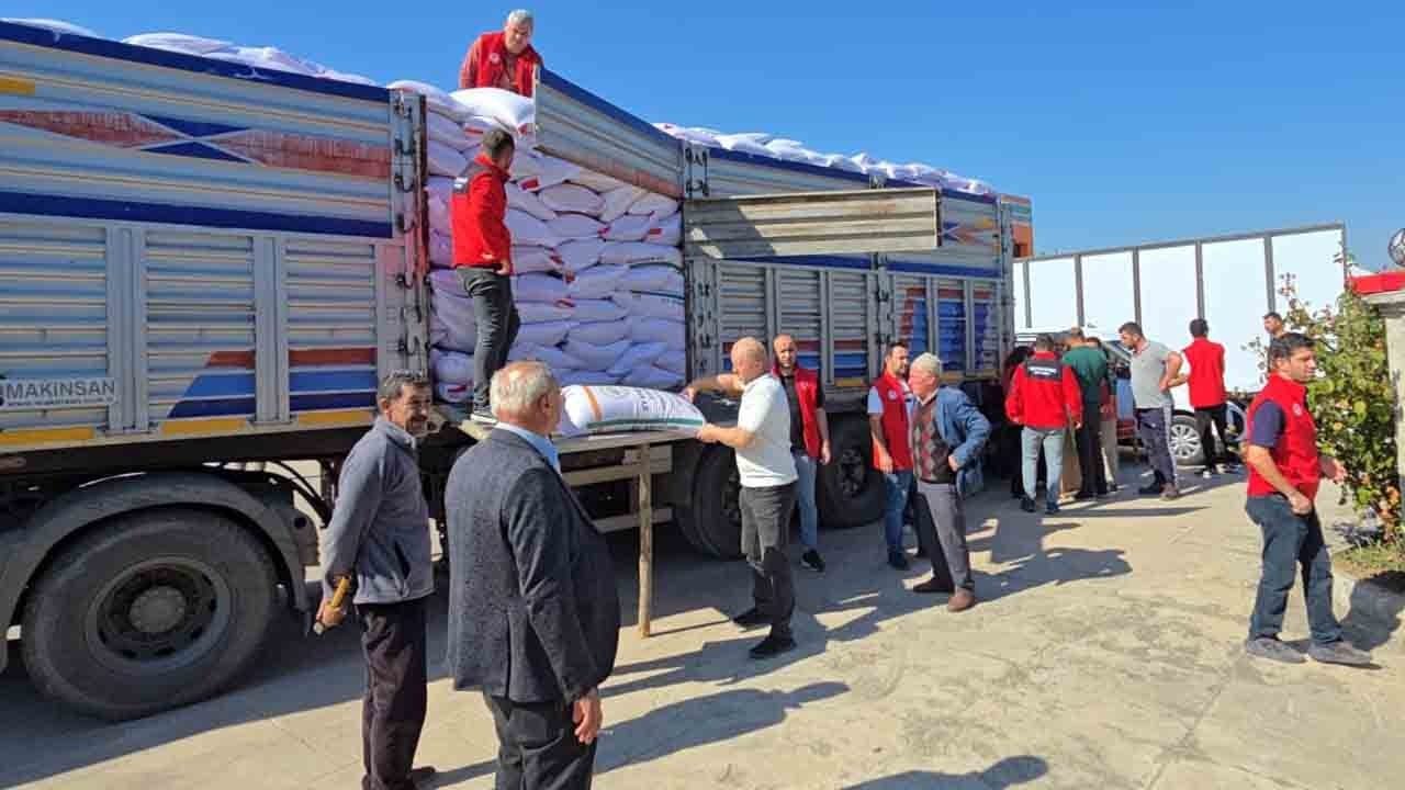 Samsun'da çiftçilere yüzde 100 gübre ve tohum desteği