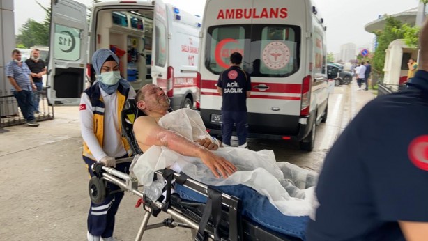 Foto - Samsun'da doğal gaz patlaması: 1 yaralı