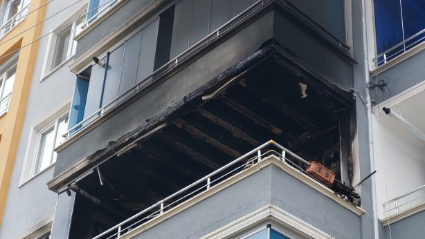 Foto - Samsun'da ev yangını