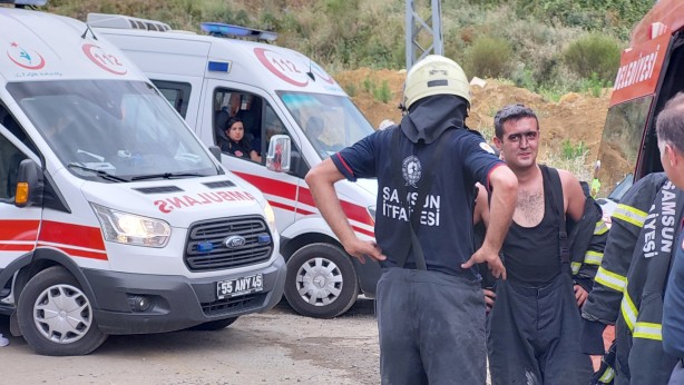 Foto - Samsun'da ev yangını