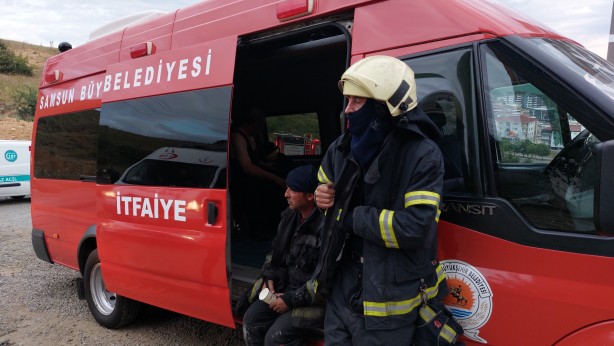 Foto - Samsun'da ev yangını