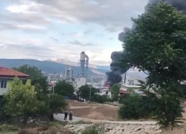 Foto - Samsun'da fabrika yangını!